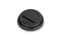 Крышка для бумажного стакана, черная матовая, 80 мм