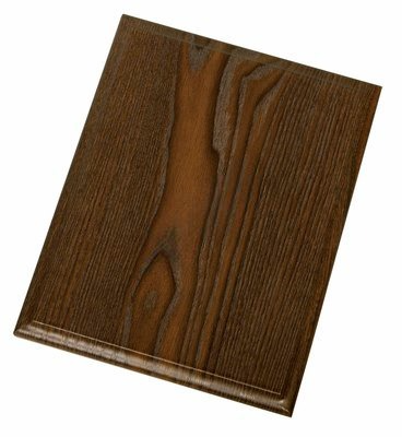 Плакетка ламинированный МДФ, А4, 23 х 30 см, цвет венге (для пластины 195 х 265 мм)