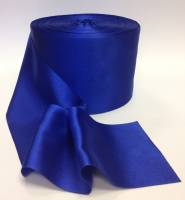 Лента выпускника атласная (13*180 см), синяя