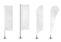 Флаг-виндер Парус, Капля, Флекс, Бриз, 210x60см