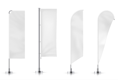 Флаг-виндер Парус, Капля, Флекс, Бриз, 210x60см